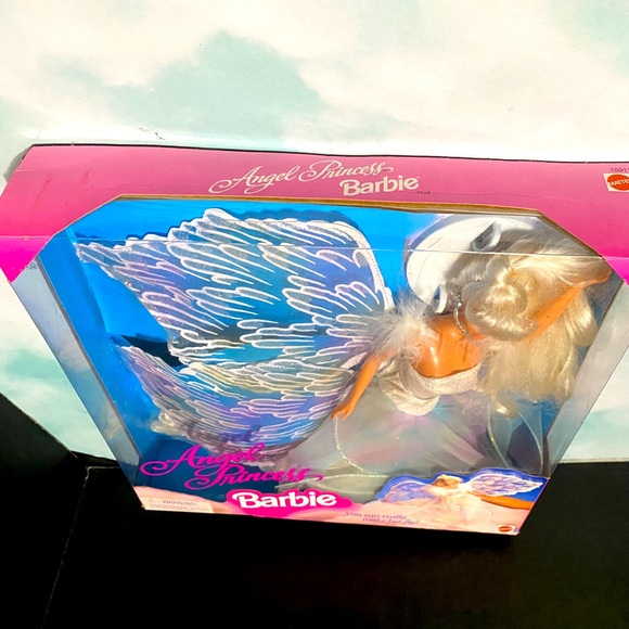 BARBIE VINTAGE. 90s ANGEL PRINCESS BARBIE IN BOX MATTEL #15911 - Picture 11 of 16
